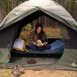 Kelty Daydreamer 4P + 6P Camping Tent, Blackout Fabric, Interior Light Diffusing Gear Loft, Standing Height, PFAS Free