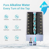 AQUA CREST Alkaline Faucet Filter Replacement, Increase PH, Replacement for Brita® Faucet Filter, Brita® 36311 On Tap Water Filtration System, FR-200, FF-100, 2 Pack