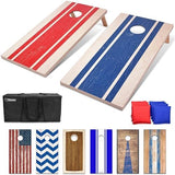 GoSports Portable Cornhole Sets, 8 Styles – Choose 4 x 2 ft or 3 x 2 ft - Boards Include 8 Bean Bags, Travel Case, and Game Rules