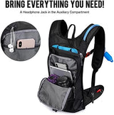 G4Free Insulated Hydration Backpack Pack with 2L BPA Free Bladder for Outdoor Running Hiking Cycling Camping
