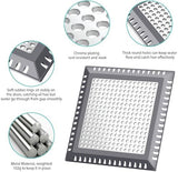 Hair Catcher/Drain Strainer/Shower Drain Cover for Bathroom Floor Drain, Stainless Steel and Silicone (6 inch, Dark Grey)