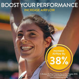 Rhinomed Turbine Nasal Dilator for Athletic Breathing - Large 3pk - Improves Airflow During Exercise - Nasal Dilators for Exercise - Internal Nasal Dilator - Lightweight