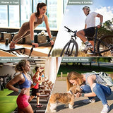 Wrist Weights Set of 2, Adjustable Silicone Workout Weights for Women and Men, Wearable Ankle/Wrist Weights Suitable for Yoga, Dance, Pilates, Pool Exercises and Jogging, 2lb