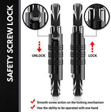 12kN (2697 lbs) Heavy Duty, Locking, Auto Locking, Wiregate Carabiner Clips, for Securing Pets, Outdoor, Camping, Hiking, Hammock, Dog Leash Harness, Keychains