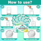 PortablePortable Toilet Gel, Poo Powder for Portable Toilet, Camping Toilet Gel, Pee Powder, Portable Toilet Powder for Outdoor Camping and Hiking Toilet Gel Powder