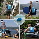 MARCHWAY Floating Waterproof Dry Bag Backpack 5L/10L/20L/30L/40L, Roll Top Sack Keeps Gear Dry for Kayaking, Rafting, Boating, Swimming, Camping, Hiking, Beach, Fishing
