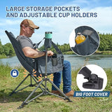 TIMBER RIDGE Hammock Camping Chair, Oversized Swinging Chair with Adjustable Back and Seat Height, Portable Folding Rocking Camping Chair for Outdoor Lawn, Backyard and Patio, Supports 400lbs