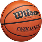 WILSON Evolution Indoor Game Basketballs - Size 5, Size 6 and Size 7
