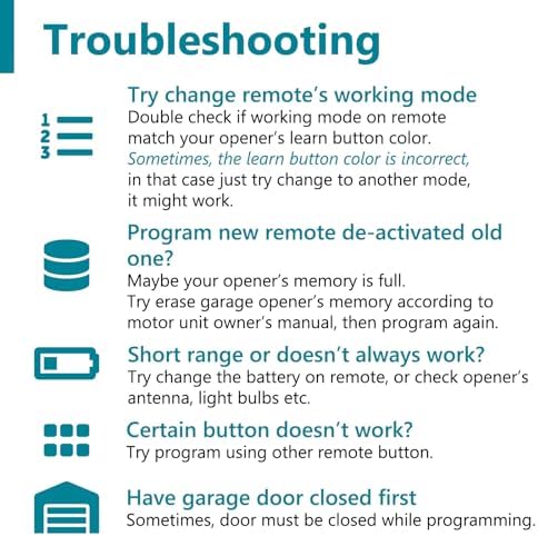 2 for Liftmaster Chamberlain Craftsman Garage Door Opener Remote Keychain 890max