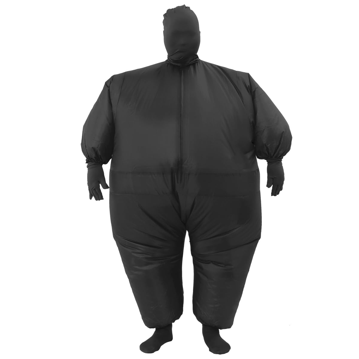 RHYTHMARTS Black Inflatable Costume Full Body Suit Halloween Christmas Costumes Fancy Dress Adult (Black)