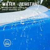 PORTAL 6/8/10 Person Family Camping Tent with Screen Room, Water Resistant Big Tunnel Tent with Rainfly, Large Family Tent for Outdoor Camping, Party