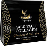 Coco March Silk Face Collagen – High-Absorption Molecular Collagen & Silk Sericin Protein – 20g Protein, No Taste, Dissolves Instantly – Supports Skin, Hair, Nails & Joint Health – 30-Day Supply