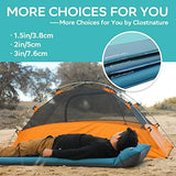 Clostnature Self Inflating Sleeping Pad for Camping - 1.5/2/3 inch Camping Pad, Lightweight Inflatable Camping Mattress Pad, Insulated Foam Sleeping Mat for Backpacking, Tent, Hammock