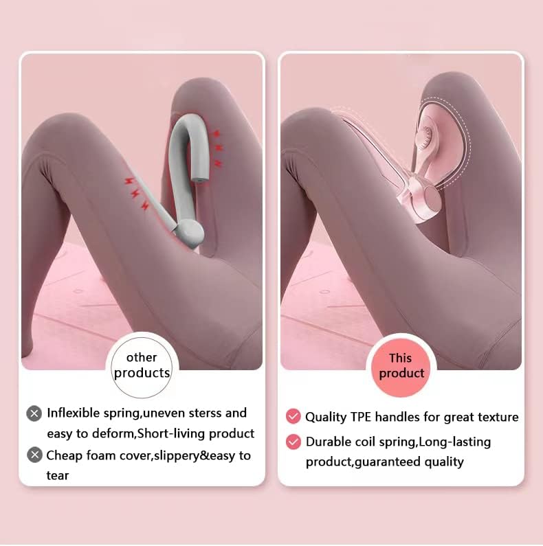 Thigh Master Hip Trainer Kegel Exerciser, Pelvic Floor Trainer, Kegel Trainer for Postpartum Rehabilitation, Trimmer Inner Thigh, Thigh Toner Workout