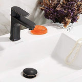Bathroom Sink Drain, Vessel Sink Pop Up Drain With Detachable Basket Stopper,Anti-Explosion And Anti-Clogging Drain Strainer, Sink Drain Assembly Without Overflow Oil Rubbed Bronze, REGALMIX RWF082C