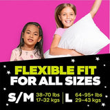 Ninjamas Girls Bedwetting Nighttime Underwear, Size S/M (38-70 lbs), 44 Count, Overnight Protection, Ultra Absorbent, Hypoallergenic