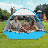 Gorich Beach Tent Sun Shelter for 3/4-5/6-7/8-10 Person with UPF 50＋ UV Protection, Lightweight & Easy Setup Beach Shade Canopy, Portable Beach Shade Tent Beach Cabana
