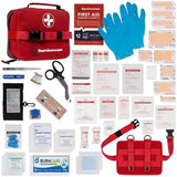 Surviveware Waterproof Premium Survival First Aid Kit - Survival Emergency Preparedness for Travel Camping Gear, Survival Kit and Outdoor Emergencies - HSA & FSA Eligible Survival Kit