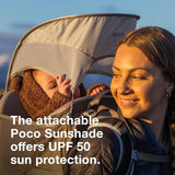 Osprey Poco LT Child Carrier Backpack Sunshade, Silver