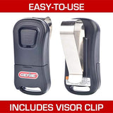 Genie Single Button Garage Door Opener Remotes (2 Pack) - Safe & Secure Access - Each Remote Compatibile Only With Genie Intellicode Garage Door Openers - Model G1T , Black - G1T 2-Pack