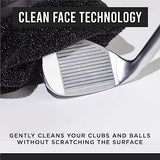 Golf Club and Golf Ball Cleaning Bag, Waterproof Clean Face Technology Liner, Detachable Clip, Machine Washable, Cleans Club Grooves, Dry Exterior (Neoprene or Microfiber Option Available)