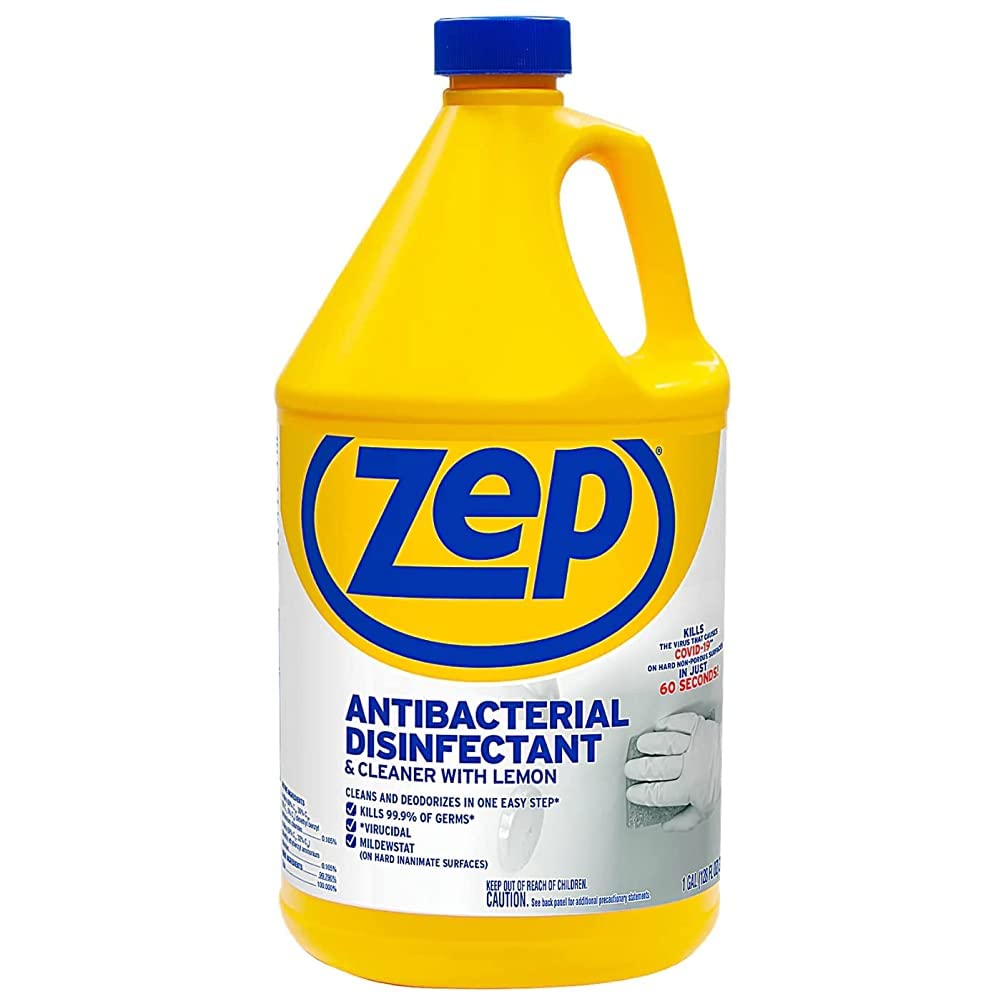 Zep Antibacterial Disinfectant Cleaner with Lemon