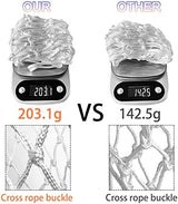Basketball Net Outdoor,(7.16 oz) 12 Loops Professional Heavy Duty Basketball Net Replacement,All Weather Anti Whip,Suitable for Outdoor Standard Basketball Hoop