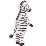 Arokibui Inflatable Zebra Costume Funny Blow up Animal Costume for Cosplay Party Christmas Halloween Suit Festival Suit Jumpsuit