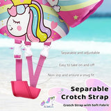 Vvinca Separable Toddler Swim Vest Fit 22-66 Lbs（1-6 Years）|2025 Newest 3 in 1 Pool Float & Arm Bands Boys and Girls, Adjustable Sturdy Safety for Infant 1 2 3 4 5 6 Year