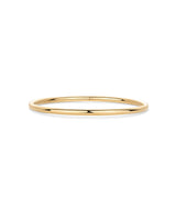 PAVOI Waterproof Bangle Bracelet for Women | 14K Yellow Gold Plated Classic Lightweight Stacking Stainless Steel Bracelet | Small/Medium Size