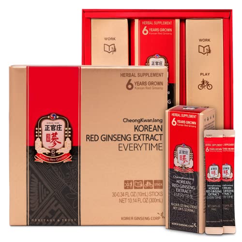 Korean Red Ginseng Everytime 3000mg Sticks -30 Sticks