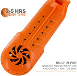 Unisex's Travel Dry DX Shoe Dryers, Orange and Black, One Size