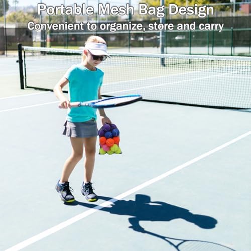 Tennis Balls, 20 Pack Training Tennis Balls,High Elasticity Practice Tennis for Beginner, Exercise Playing Balls for Pet Dog