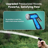DR.PREPARE Camping Shower, 4 Gallons/5 Gallons Portable Shower with Rechargeable Electric Pump, Outdoor Shower Bag for Camping, Hiking, Traveling, Beach