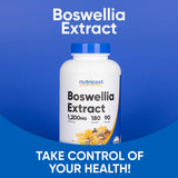 Nutricost Boswellia Extract Capsules (1,200 MG) (180 CAPS) - Gluten Free, Non-GMO, Vegan, 90 Servings