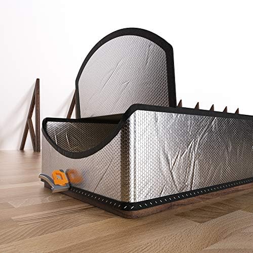 Attic Stairs Insulation Cover 25"x54"x11", Pull Down Ladder Attic Door Insulation Cover for Garage, Easy Use Installation Tool 400 Staples