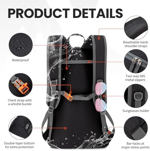 Venture Pal 40L Lightweight Packable Travel Hiking Backpack Daypack