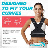 Empower Weighted Walking Vest for Women – Strengthen Muscles, Boost Bone Health, and Burn More Calories (fixed 8lbs, adjustable 4-10lbs or 10-16lbs)