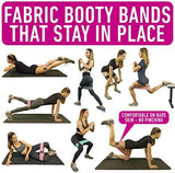 Resistance Bands for Working Out with Workout Bands Guide. 4 Booty Bands for Women Men Fabric Elastic Bands for Exercise Bands Resistance Bands for Legs Bands for Working Out Hip Thigh Glute Bands Set
