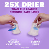 Poise Daily Liners, Incontinence Panty Liners, 2 Drop Very Light Absorbency, Long Length, 264 Count of Pantiliners (6 Packs of 44), Packaging May Vary