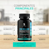 200 Billones de Probióticos 11 diferentes Cepas. 60 cápsulas de 500 mg. Cápsulas con tecnología DRcaps®. Ingredientes naturales. 200 Billion Probiotics Platinum B Life.