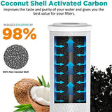 SimPure 5 Micron 10 x 4.5 Inch Whole House Carbon Water Filter | CTO Activated Coconut Carbon Replacement Cartridge | Fits DB10P, DB10C-2, GE GXWH40L, GXWH35F, BB10, FXHTC, FC15B (2Pack)