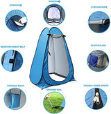 Anngrowy Pop Up Privacy Shower Tent - Portable Outdoor Camping Bathroom Toilet Changing Dressing Room - UPF40+ Waterproof