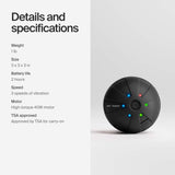 Hyperice Hypersphere Go - Vibrating Massage Ball for Muscle Recovery, Myofascial Release and Soreness Relief - Portable Fitness Massager, perfect for use at the Gym, or at Home - FSA and HSA Eligible.