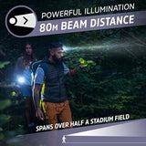 Energizer LED Headlamp PRO (2-Pack), IPX4 Water Resistant Headlamps, High-Performance Head Light for Outdoors, Camping, Running, Storm, Survival LED Light for Emergencies (Batteries Included)