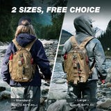 Ghosthorn Fishing Backpack with Rod Holder - Tackle Sling Bag - Fly Fishing Gifts for Men and Women