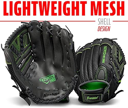 Franklin Sports Girls Softball Glove-Women's Windmill Fastpitch+Slowpitch Softball Glove-Right and Left Hand-Adult