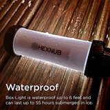 HEXNUB Cooler Box Light, Waterproof, Rechargeable LED Light Compatible with YETI, RTIC, ORCA, Igloo, Coleman Ice Chest, Magnetic Base, Great for Outdoor Events, Camping, Fishing, Hunting, Boating
