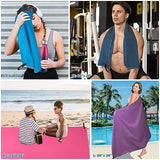BOGI 4 Pack Microfiber Travel Sports Towel-Quick Dry Towel, Soft Lightweight Microfiber Camping Towel Absorbent Compact Travel Towel for Camping Gym Beach Bath Yoga Swimming Backpacking-4 pcs Medium