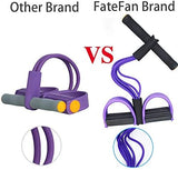 Multifunction Tension Rope, 6-Tube Elastic Yoga Pedal Puller Resistance Band, Natural Latex Tension Rope Fitness Equipment, for Abdomen/Waist/Arm/Leg Stretching Slimming Training
